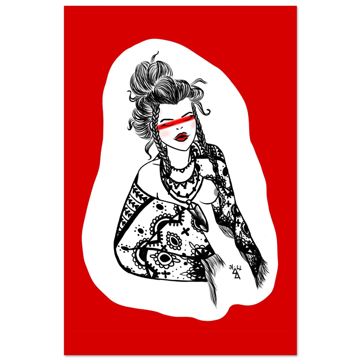 Gypsy Geisha - Premium Matte Paper Poster