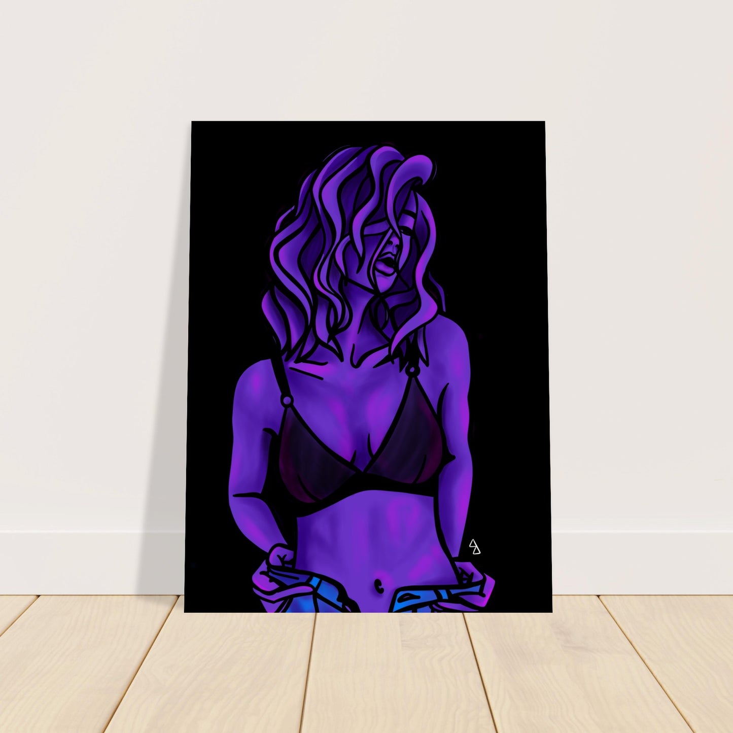 Violet - Premium Matte Paper Poster