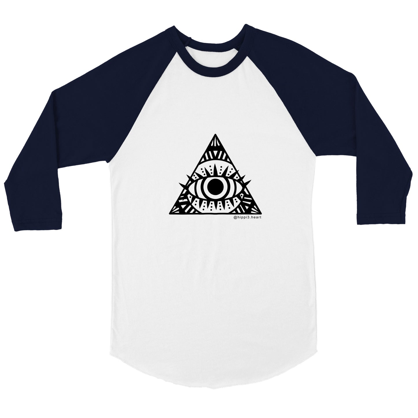 Evil Eye - Unisex 3/4 sleeve Raglan T-shirt